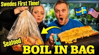 Thumbnail: Swedes try - Seafood Boil in Bag! What in the world is this?? (Audioloss at 12:13, back at 15:03)