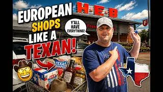 Thumbnail: A European goes to H E B for the first time!