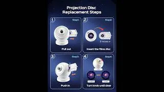 Thumbnail: FELITE Galaxy Projector for Bedroom with 29 Soothing Sounds Machine