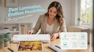 Thumbnail: Dovio OVO-400L Mini Home Office Laminator