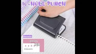Thumbnail: MySHUCE 10 Hole Binding Machine for Planners