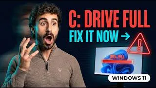 Thumbnail: How to Fix C Drive Full Windows 11 – Free Up Space Fast