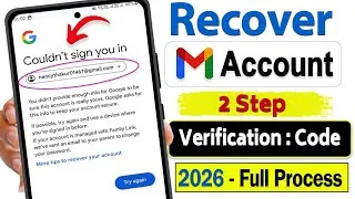 Thumbnail: Gmail Account Recovery | Gmail recovery without verification code | How To recover google account