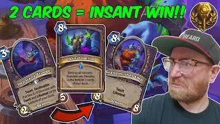 Thumbnail: THIS 2 CARD COMBO IS UNBEATABLE?! | Warlock Arena