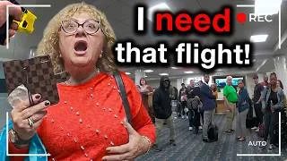 Thumbnail: When Dumb Passengers Lose It Over a Missed Flight and End Up in Handcuffs