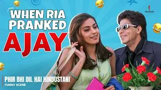 Thumbnail: Ajay Ko Flirting Padi Mehengi | SRK | Phir Bhi Dil Hai Hindustani | Funny Scene