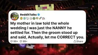 Thumbnail: My mother in law told the whole wedding I was just the NANNY he settled for.