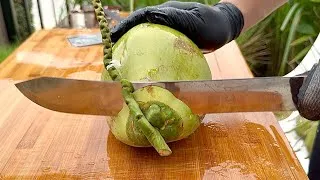 Thumbnail: Coconut Cutting Satisfying ASMR no.70