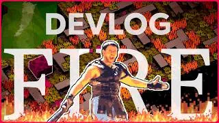 Thumbnail: How I made a FIRE simulation | TowerKeep Devlog