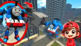 Thumbnail: My drone CATCHES TRANSFORMER THOMAS TRAIN in REAL LIFE in Garry's Mod