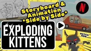 Thumbnail: Exploding Kittens 'The Town With No Internet' RoadTrip Storyboard, Netflix Animation Studio,Toonboom