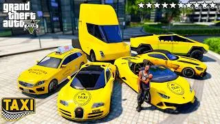 Thumbnail: GTA 5 - Stealing Taxi Supercars with Franklin! (Real Life Cars #328)