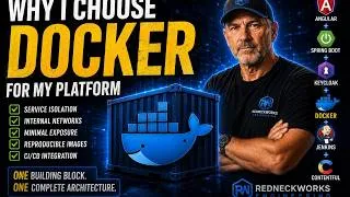 Thumbnail: Why I Choose Docker for My Production Platform | Security, Isolation & CI/CD