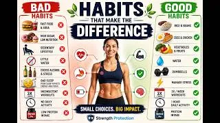 Thumbnail: 10 Healthy Habits That Can Transform Your Life | Habits That Make the Difference
