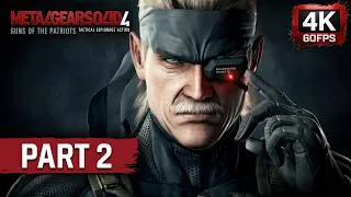Thumbnail: METAL GEAR SOLID 4: Guns of the Patriots – FULL GAME Cinematic Gameplay Part 2 | 4K 60FPS