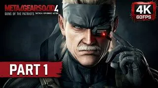Thumbnail: METAL GEAR SOLID 4: Guns of the Patriots – FULL GAME Cinematic Gameplay Part 1 | 4K 60FPS