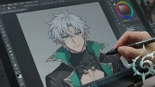 Thumbnail: From sketch to final art.Meet Blade, the Wind Oath of Drake Oath.