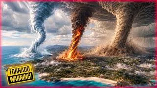 Thumbnail: 🌪️ Most VIOLENT TORNADOES Ever 🌩️🌪️ Size COMPARISON