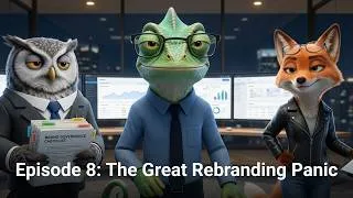 Thumbnail: Episode 8: The Great Rebranding Panic | Meanwhile... at Work | redSling