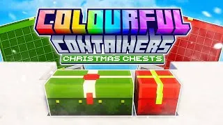 Thumbnail: Colourful Containers BE: Christmas Chests - A Brand NEW Addon!! [MCPE/MCBE]