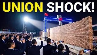 Thumbnail: China's New Robotic Bricklayer Built a Wall 6x Faster Than Humans—Construction Unions are Stunned