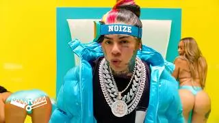 Thumbnail: 6ix9ine – NOIZE ft. Cardi B, Nicki Minaj (Official Music Video 2026 | Red Trap)