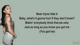 Thumbnail: Ariana Grande ft.Nicki Minaj - Side To Side (Lyrics)