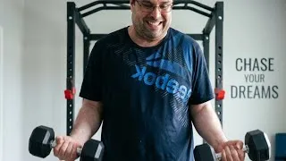 Thumbnail: Sunday 2nd workout burpees resistance band training biceps triceps shoulders Abs roller sit-ups 
