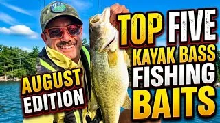 Thumbnail: 5 BEST August Bass Baits for Kayak Anglers (Stained Water Tactics)