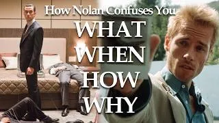 Thumbnail: How Christopher Nolan confuses you: The 4 Ws (What When How Why) | Film Analysis Video Essay