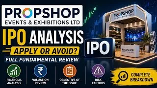 Thumbnail: Propshop Events IPO Analysis | Apply or Avoid? Full Fundamental Review in Hindi