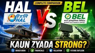 Thumbnail: HAL vs BEL Complete Comparison | Fundamental Analysis 2026 | Order Book, Financials & Valuation