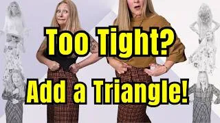 Thumbnail: Make Clothes Bigger in Minutes | No Advanced Sewing Skills Needed
