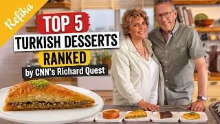 Thumbnail: CNN Legend Richard Quest Ranks 5 Turkish Desserts! 😍 From Kazandibi ‘Chicken Breast’  to Hot Kunefe!