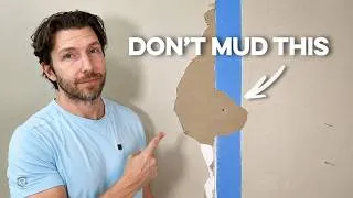 Thumbnail: Don’t Mud Over Torn Drywall Paper (Do This Instead)