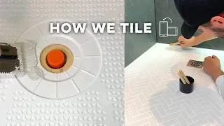 Thumbnail: How We Tile Showers (Start to Finish) Vertical 📲