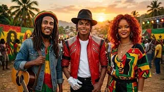 Thumbnail: Micheal Jackson ft Bob Marley and Rihanna on “Black or White, One Love” Reggae Pop Unity Song