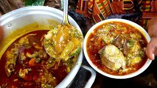 Thumbnail: You’ll Miss Home After Watching This Different Style 😭🍲  Village Banku & Okro Soup | Ghana