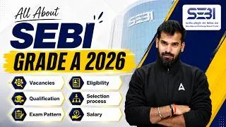 Thumbnail: SEBI Grade A 2026 | Eligibility, Pattern & Salary Explained | By Rahul Meena