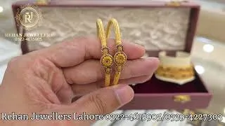 Thumbnail: 21K Gold Light Weight Karay Collection 2026 | Latest Gold Bangles Designs | Rehan Jewellers Lahore