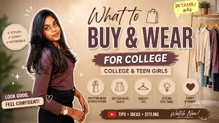 Thumbnail: Every ‘Teen Girl’ should watch this!💞 Styling guide, Outfit tips Tamil | Reichel’s Lifestyle