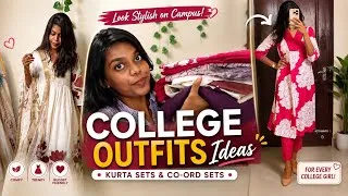 Thumbnail: Kurta sets Haul 💞 College/ Office Wear fits✨Tamil 