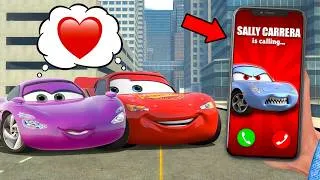 Thumbnail: LIGHTNING MCQUEEN HAS A SECRET GIRLFRIEND! SALLY CARRERA IS FURIOUS! | Cars In Garry's Mod