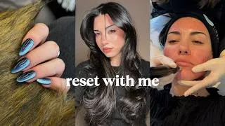 Thumbnail: spring reset - new nails, hair transformation & microneedling journey