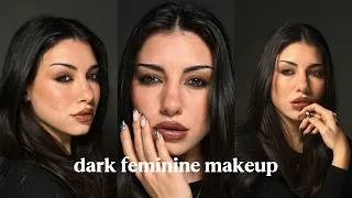 Thumbnail: dark feminine makeup tutorial - quick & easy