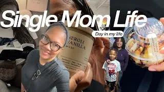 Thumbnail: DAY IN MY LIFE AS A SINGLE MOM 🤍 | Back to School, Chit Chat, Cooking & TJ Maxx