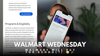 Thumbnail: WALMART PAYS FOR YOUR COLLEGE! 🎓 | Walmart Employee Benefits You NEED to Know