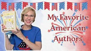 Thumbnail: "Read, White & Blue" ~ My Favorite Cozy American Authors