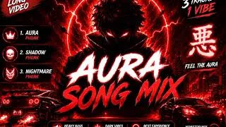 Thumbnail: AURA SONG 3 MIX 🔥 | Best Phonk Mix 2026 | Aggressive Aura Vibes | Bass Boosted Music 🎧