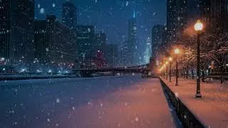 Thumbnail: Winter scene for falling asleep | Sounds of Falling Snow